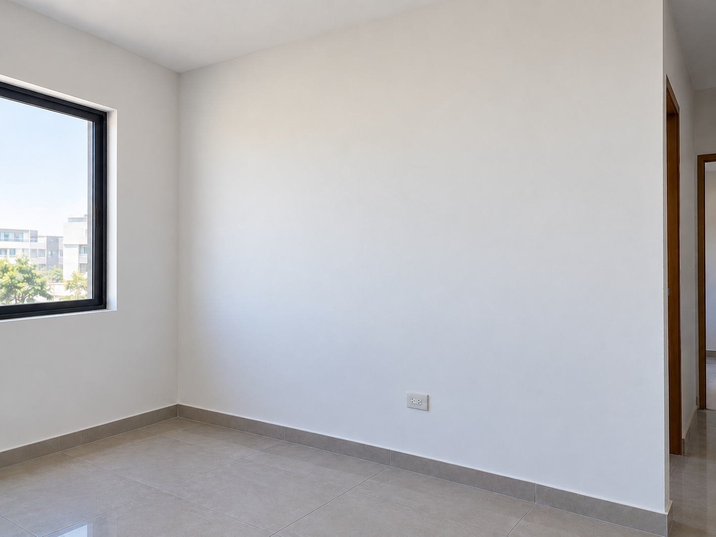 Habitación antes del trabajo de pintura