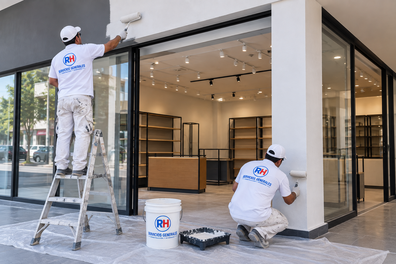 Servicio de pintura para locales comerciales