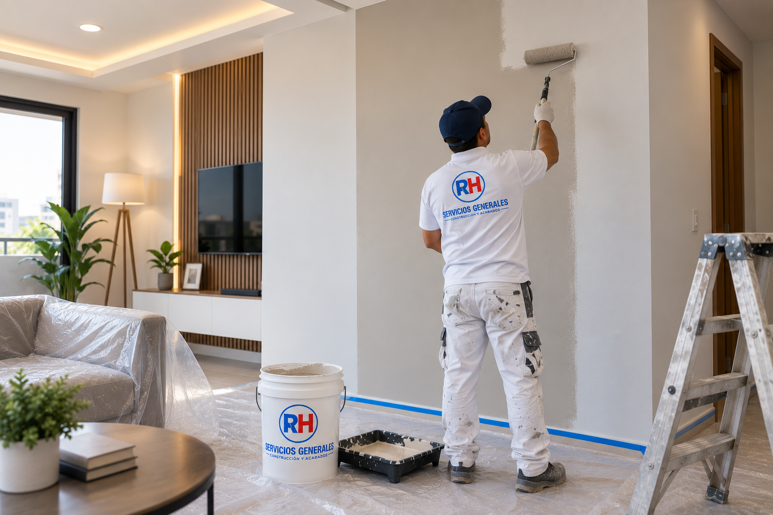 Trabajo de pintura interior